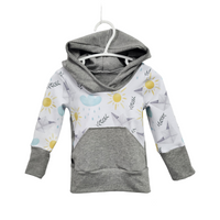 Créations M3 | Hoodie évolutif | Caravelle de papier 3-12M (prêt à partir)