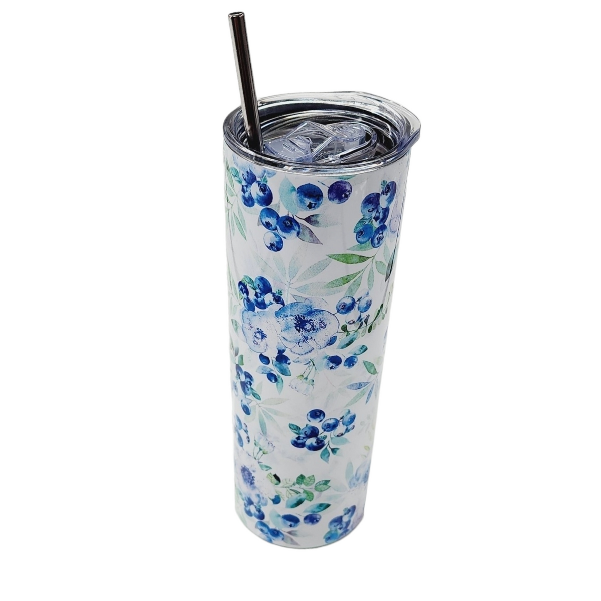 Large Tumbler | Blueberry Petals