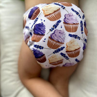 Couche lavable | taille unique | Cupcake  (tout motif)