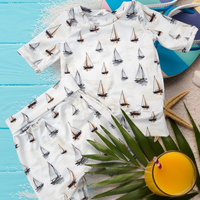 Créations M3 | Pool swimsuit sweater | Sailboat (pre-order)