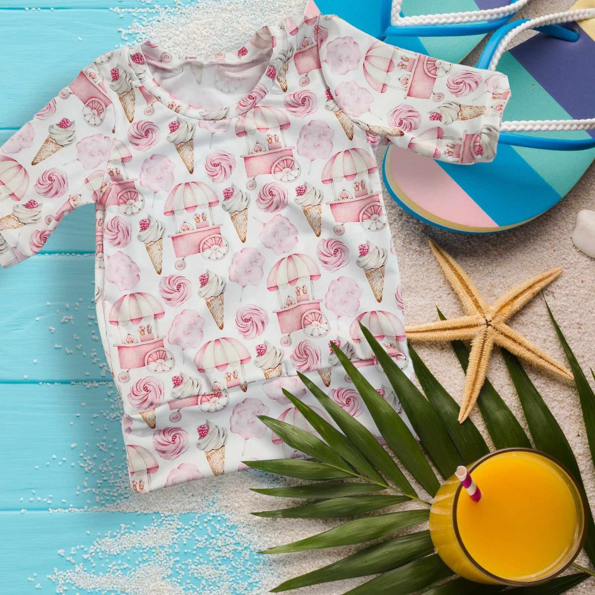 Créations M3 | Pool swimsuit sweater | La vie en rose (ready-to-go)