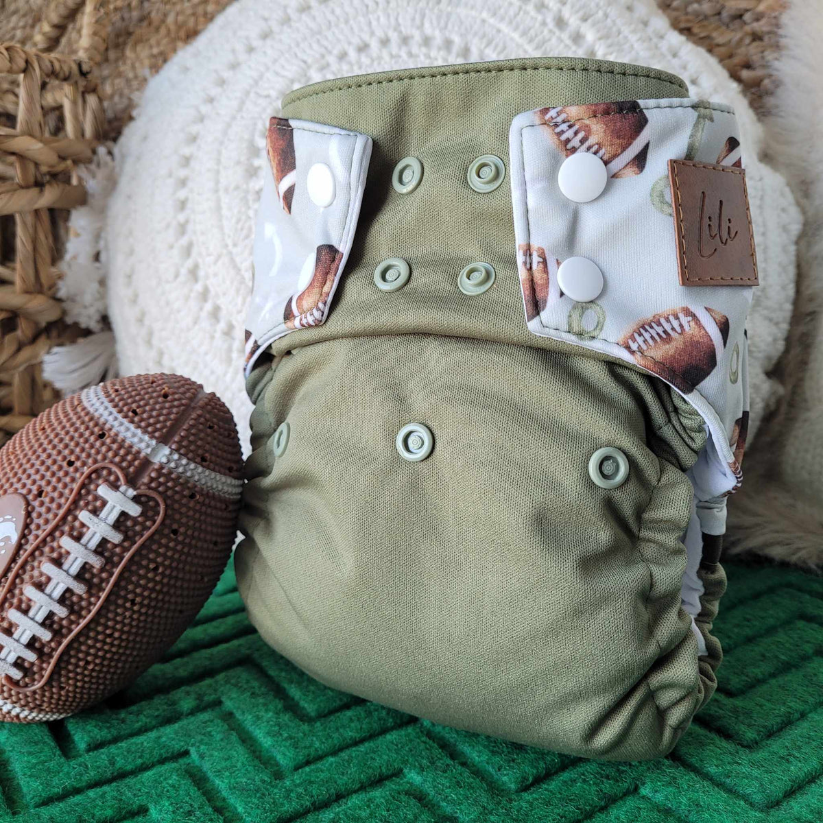 Couche lavable | taille unique | Football 24 (wrap)