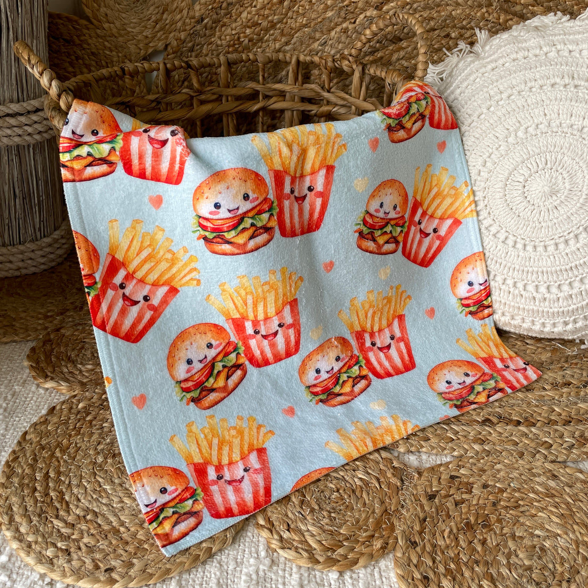 Hand Towel | Ready-to-go | Hamburger & Fries