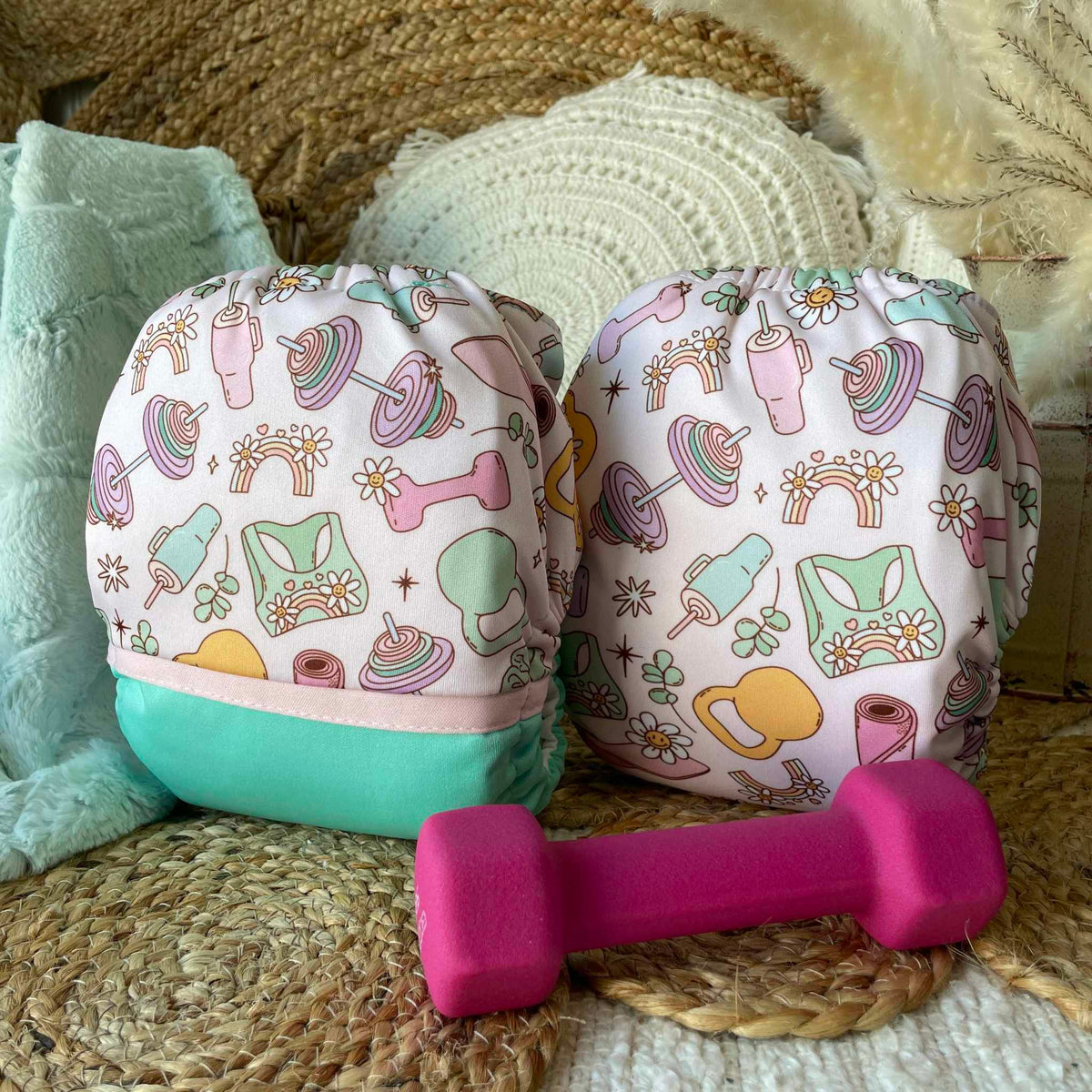 Cloth Diaper | BIG size | Groovy Gym (full print)