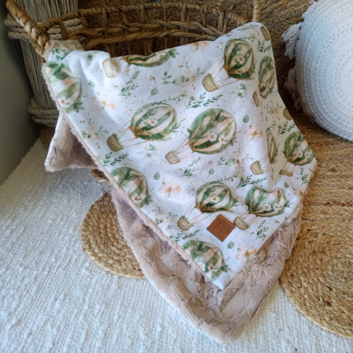 Simple comforter ready to go | Aircraft [Minky/Faux Fur]