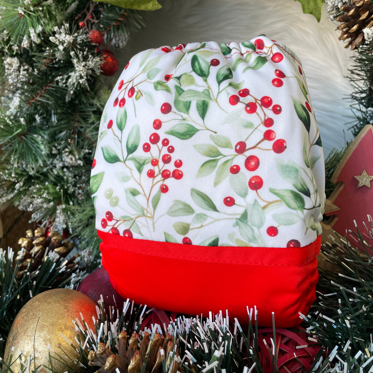 Cloth Diaper | One size | Holiday atmosphere (wrap)