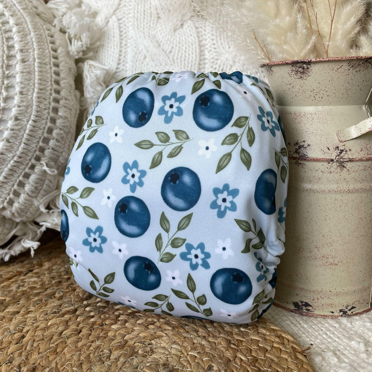 Couche lavable | taille unique | Bleuets du Lac (tout motif)