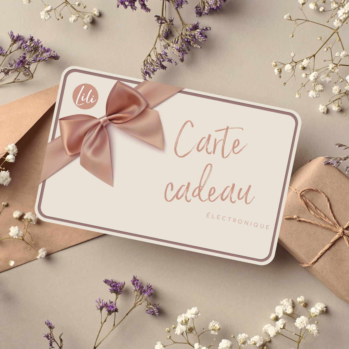 Carte cadeau électronique