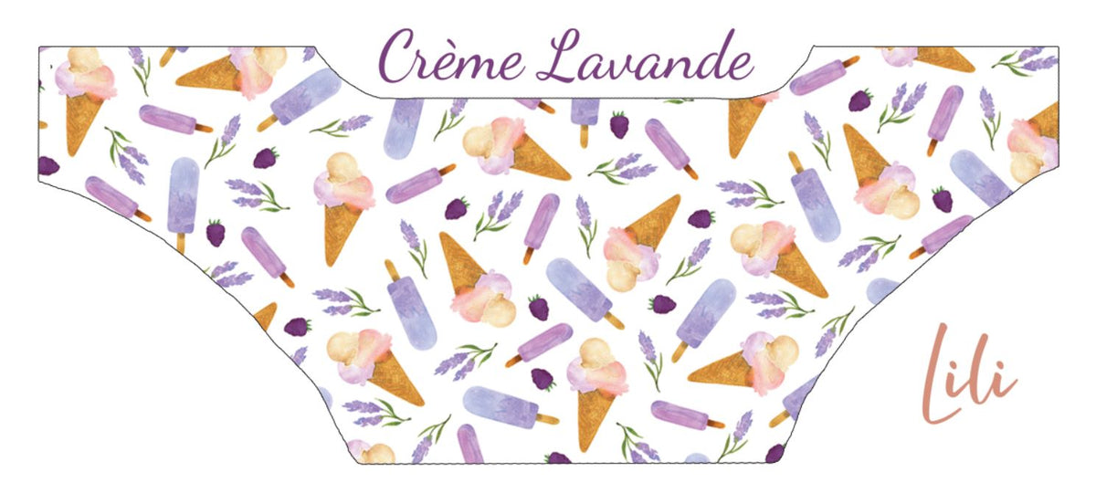 Couche lavable | taille unique | Crème Lavande (wrap)