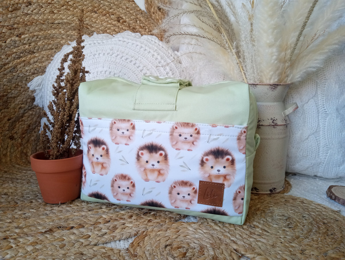 Waterproof LiliPOD bag | Cute hedgehogs