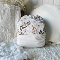 Pocket Cloth Diaper | BIG size | Floral sepia (wrap)