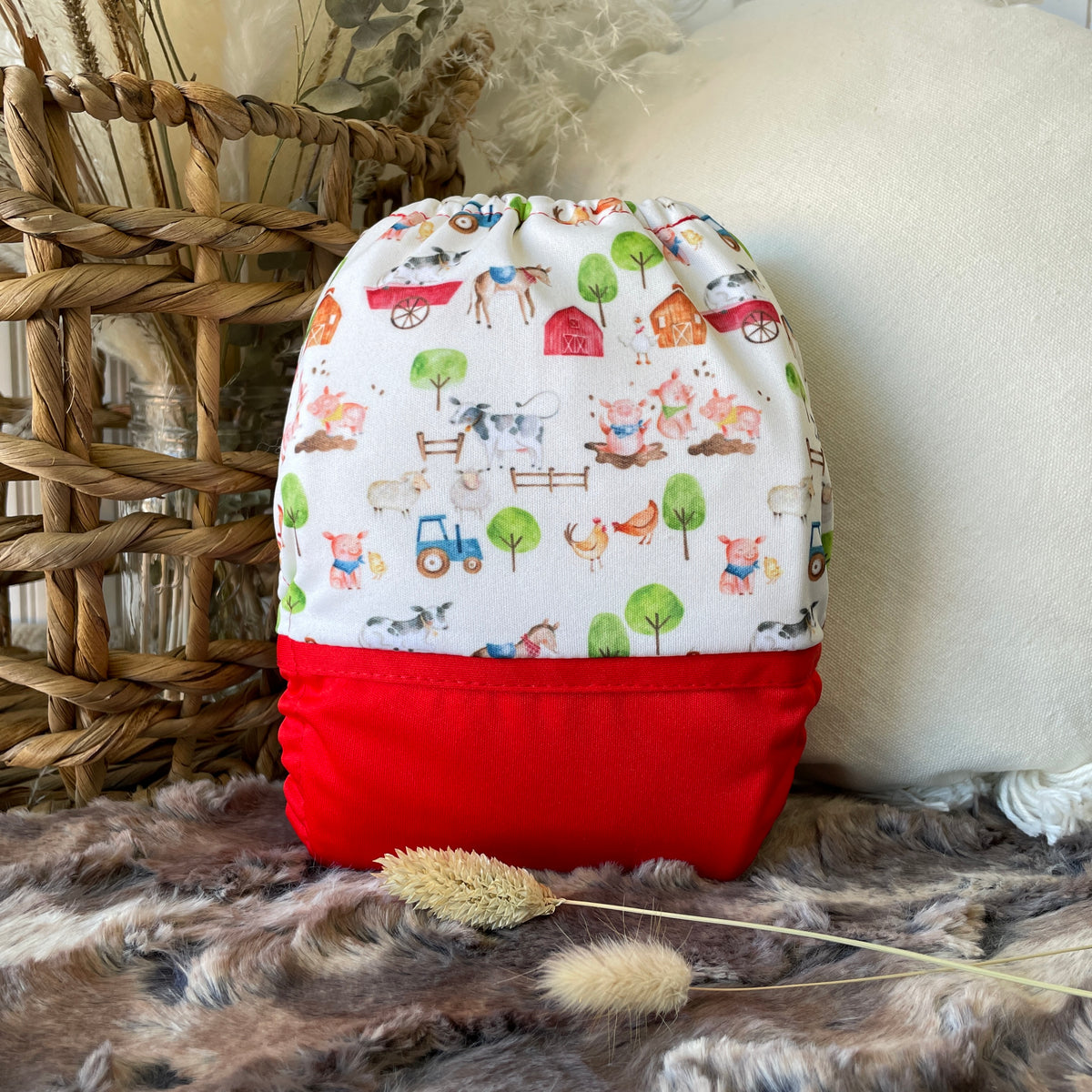 Cloth Diaper | BIG size | Charles at the Farm (wrap)