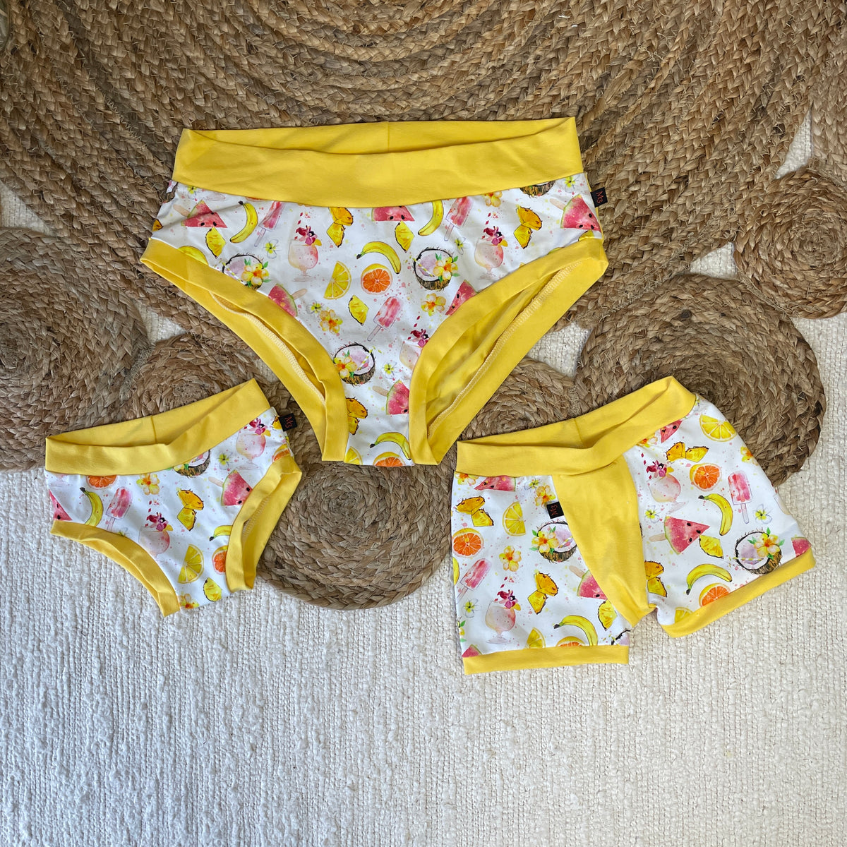 M3 Creations | Children's boxers | Pina Colada (ready-to-go)