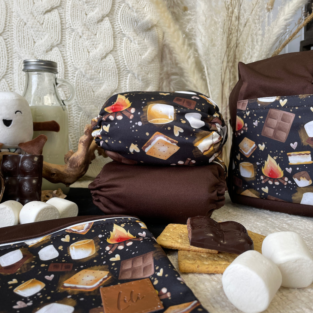 Couche lavable | taille unique | Hot Smores (tout motif)