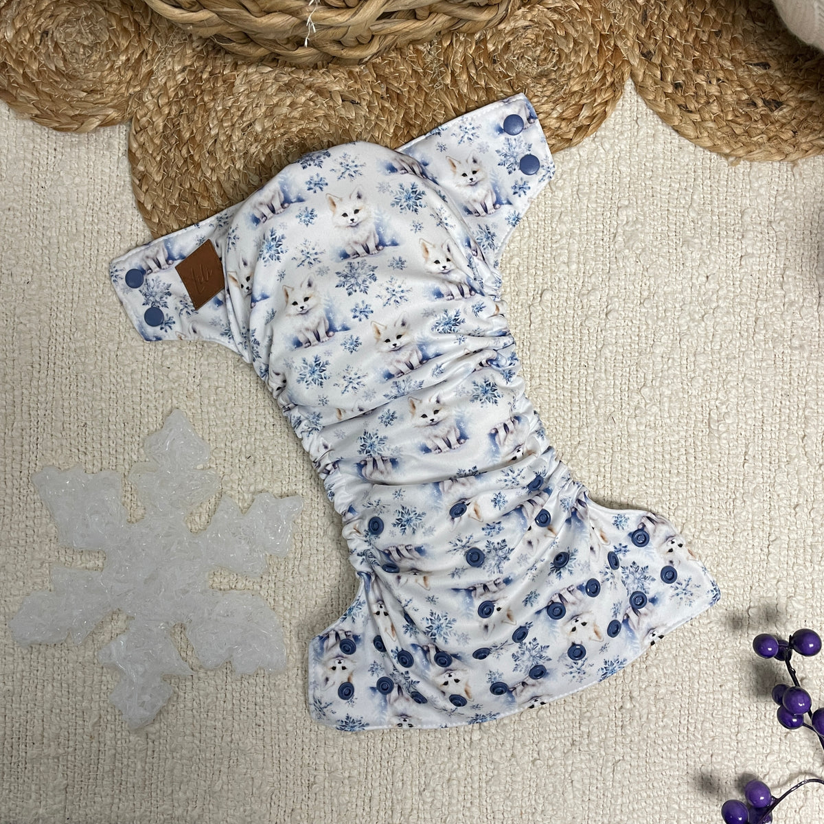 Pocket Cloth Diaper | One size | Foxy (full print)