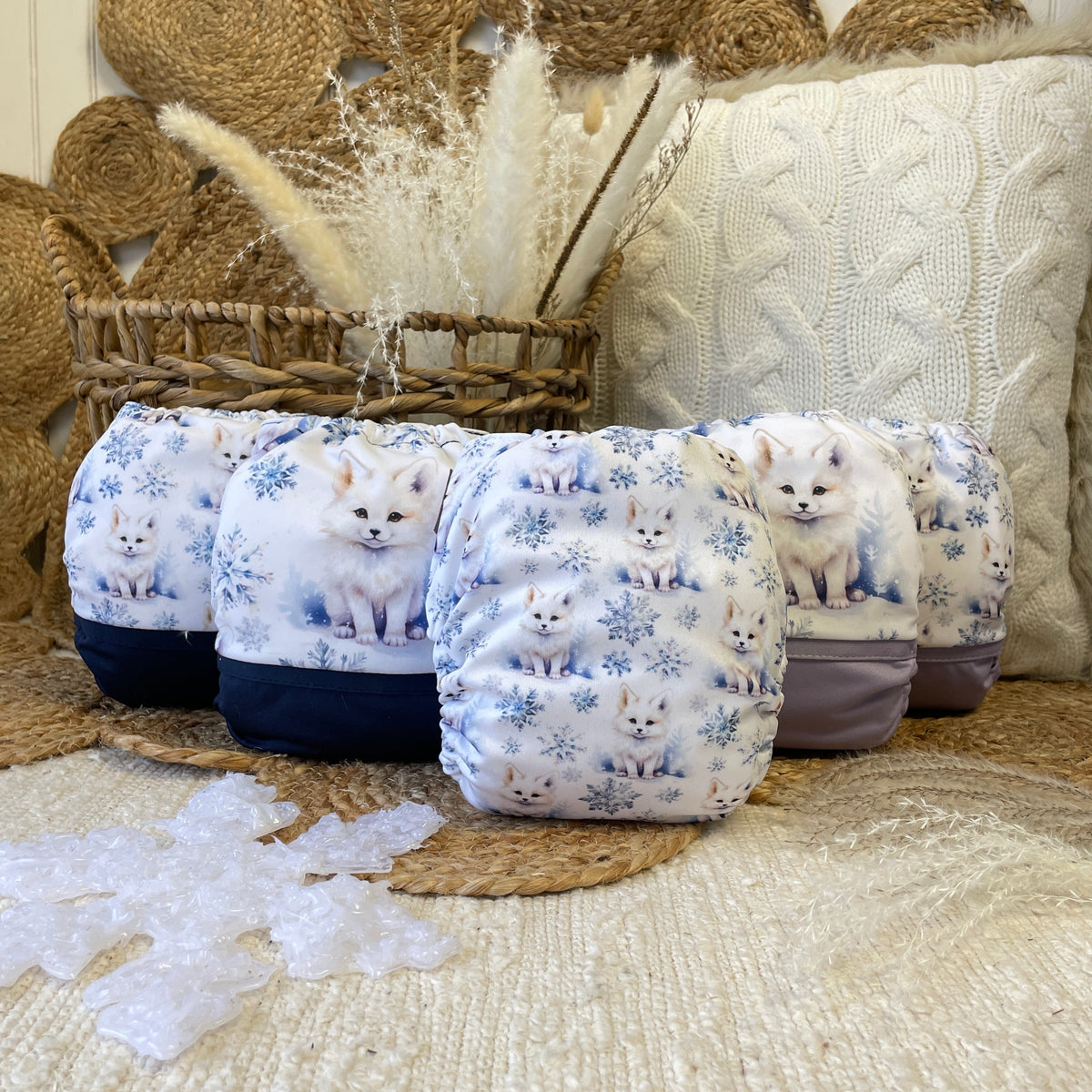 Couche lavable | taille unique | Foxy (tout motif)