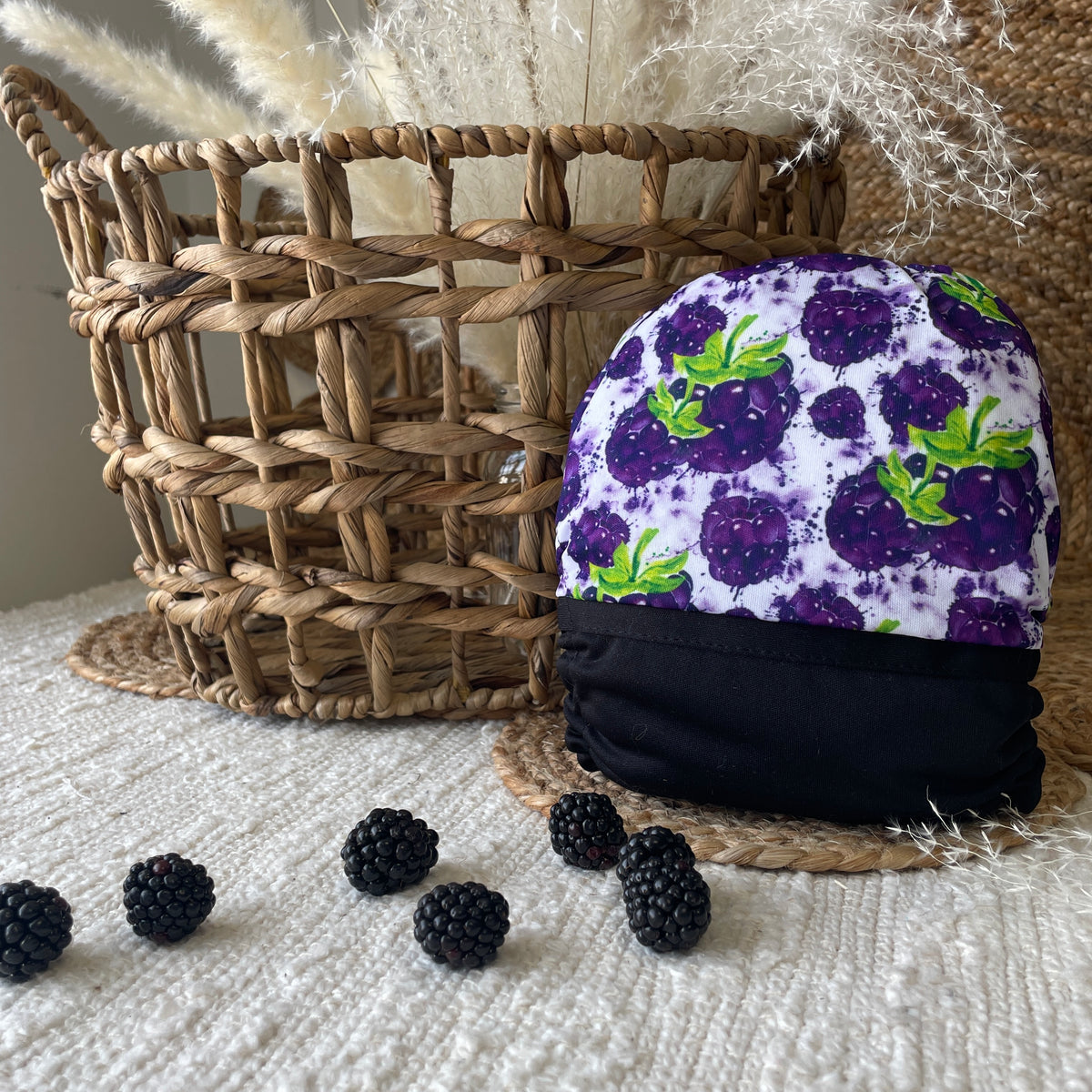 Cloth Diaper | BIG size | Juicy Blackberries (wrap)