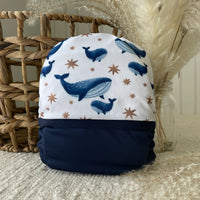 Cloth Diaper | NEWBORN size | Whale (wrap)