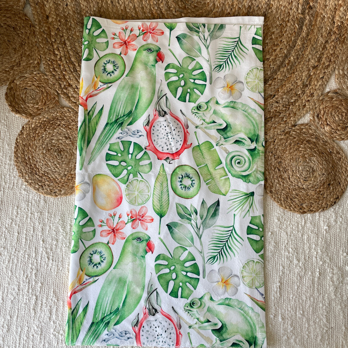 Serviette de plage en précommande | Jardin tropical