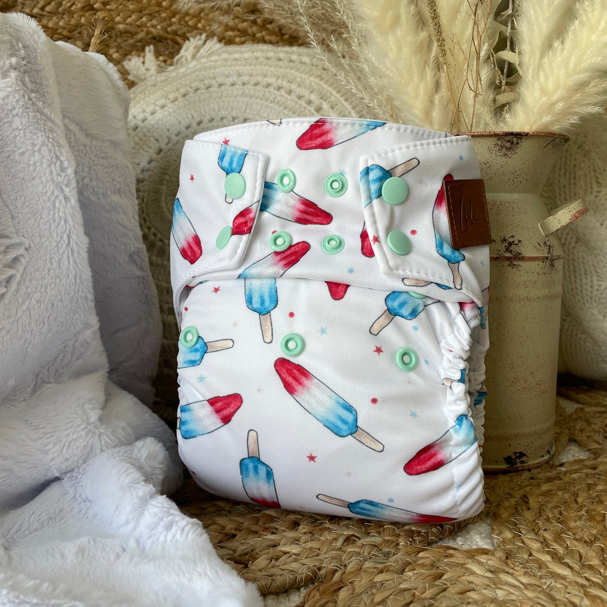 Cloth Diaper | NEWBORN size | Rocket (full print)