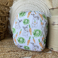 Cloth Diaper | One size | The little bunny cabbages (full print)