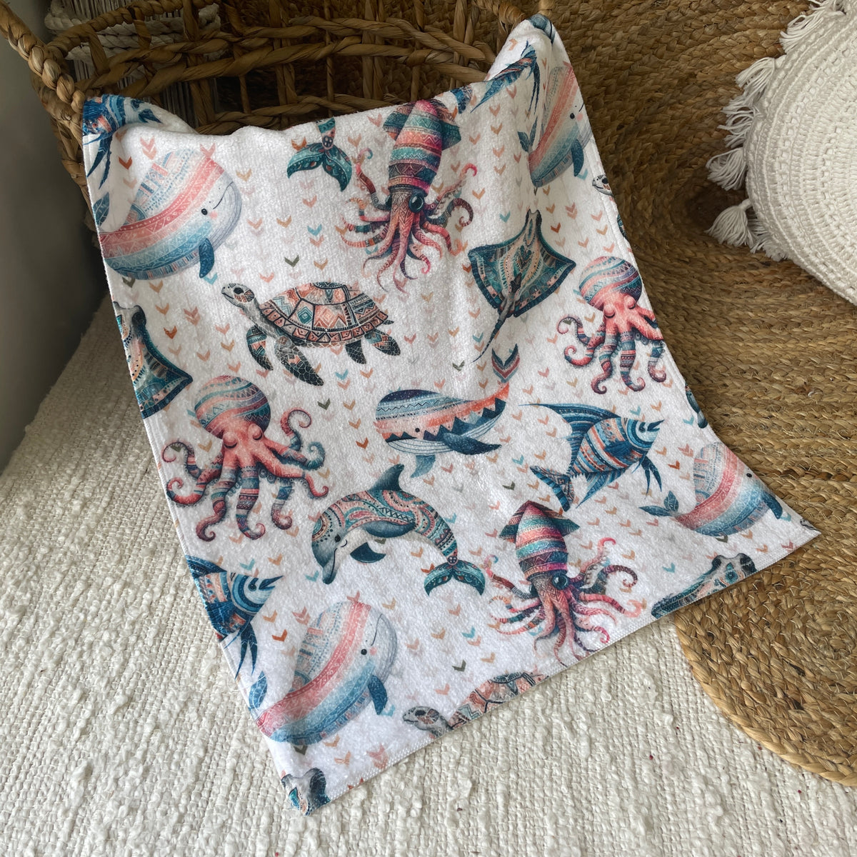 Hand Towel | Marine life 