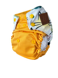 Cloth Diaper | One size | Drop Cats rainbow (wrap)