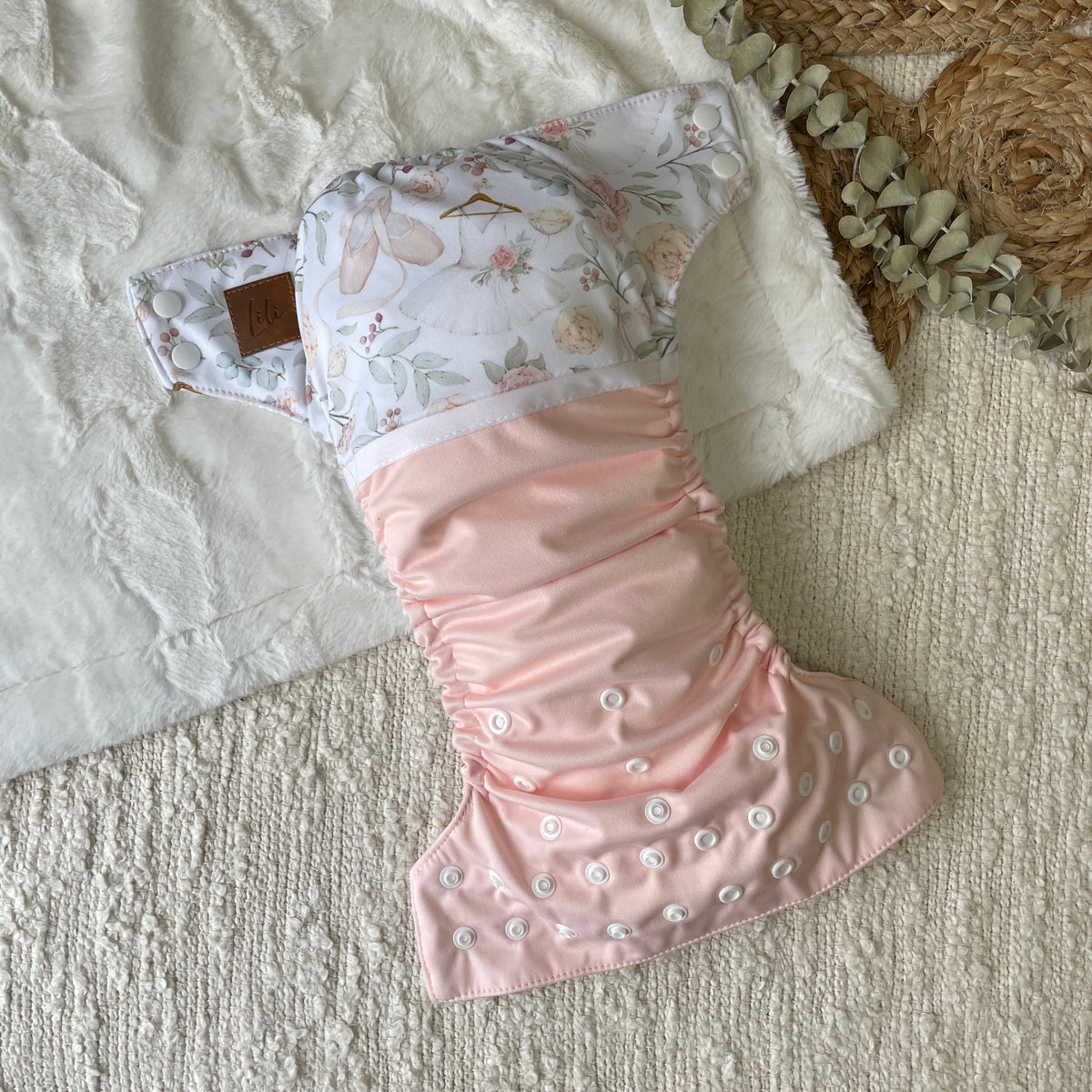 Couche lavable | taille unique | Pas de deux (wrap)