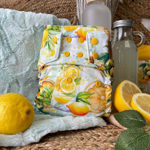 Couche lavable | taille unique | Limoncello (tout motif)