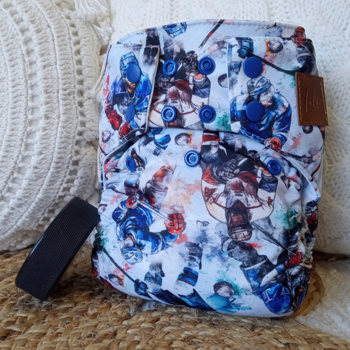 Cloth Diaper | NEWBORN size | NHL 2024 (full print)