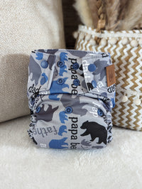 Cloth diaper | one size | Papa Bear (full print)