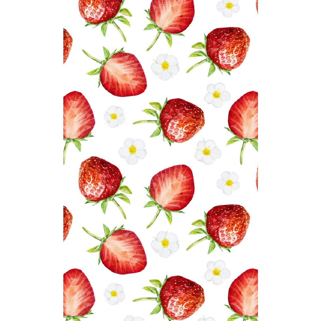 Serviette de plage en précommande | Champ de fraises