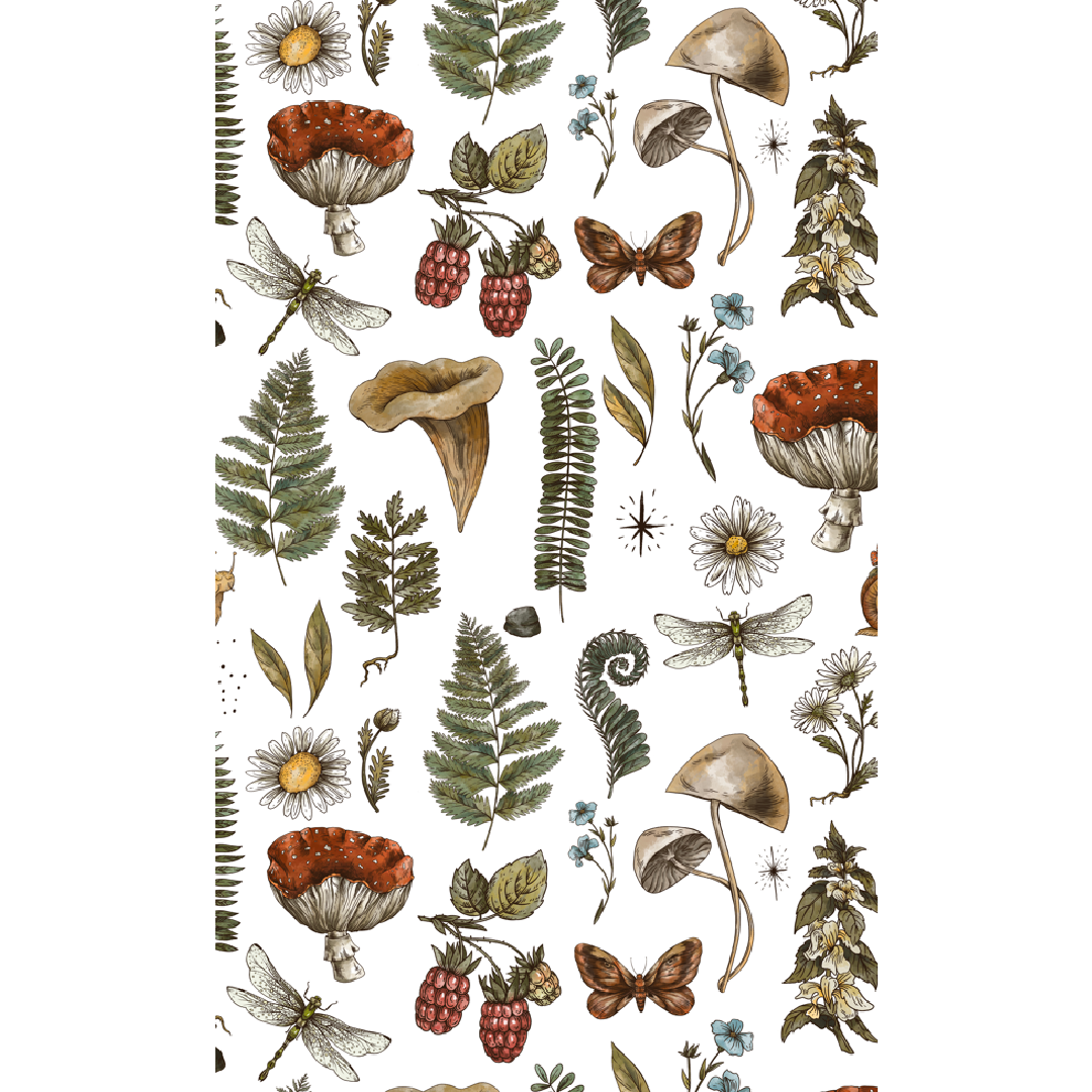 Beach Towel | Forest Mushrooms