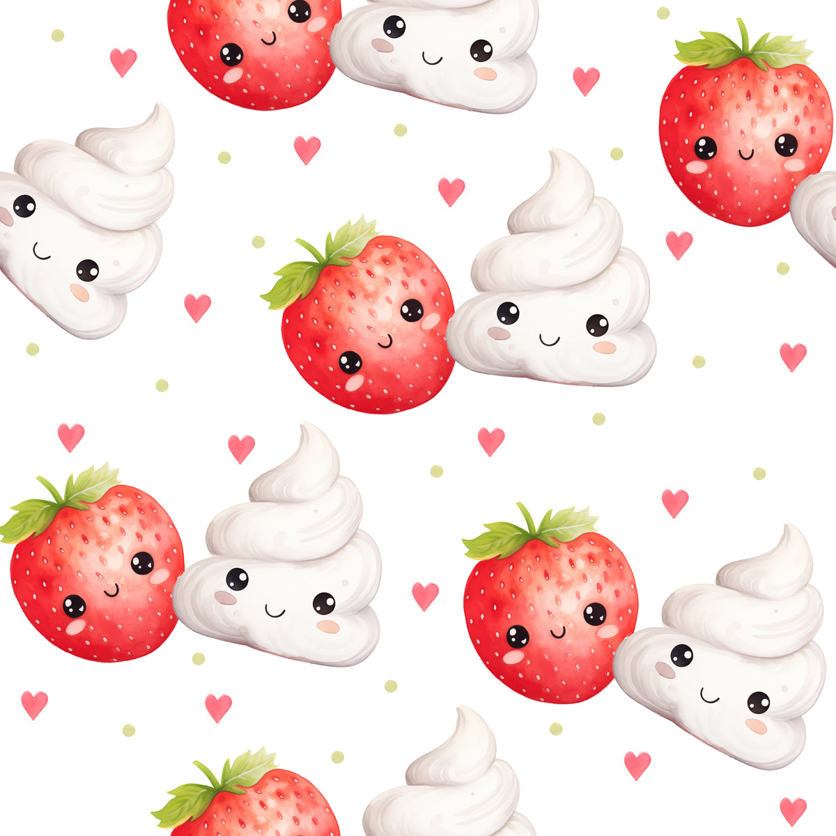 Créations Énini | Cozy Coco - Set | The love birds - Strawberry & cream (pre-order)