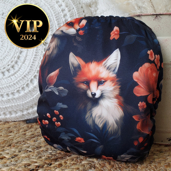 Couche lavable | taille unique | Ginger Fox (tout motif)