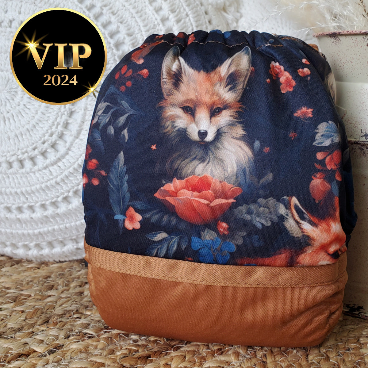 Couche lavable | taille unique | Ginger Fox (wrap)