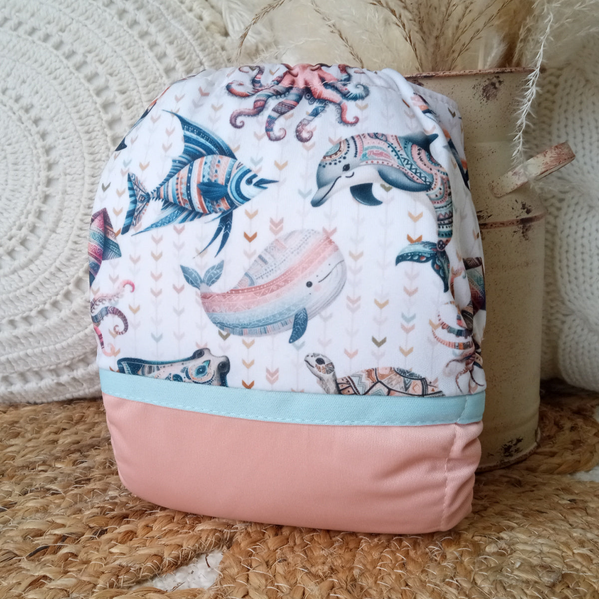 Cloth Diaper | BIG size | Marine life (wrap)