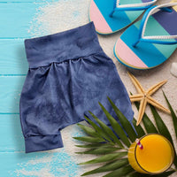 M3 Creations | Grow-with-me shorts | Navy denim (pre-order)