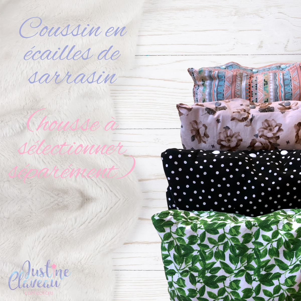 JUSTINE CLAVEAU | Coussin d'allaitement tubulaire évolutif [housse à motif à sélectionner séparément]