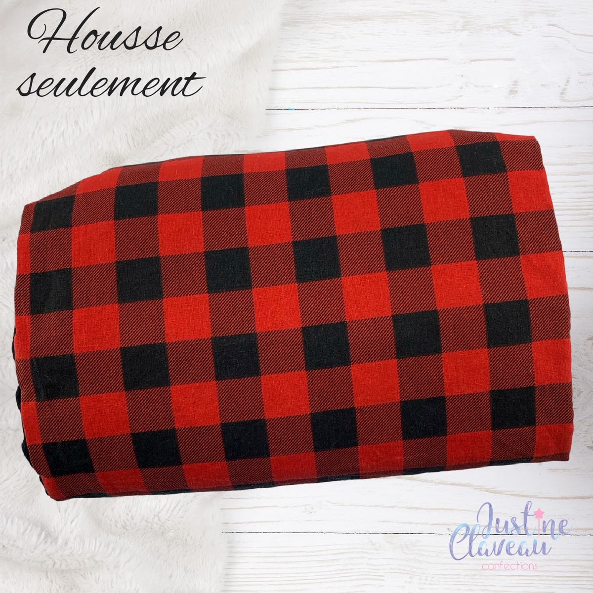 JUSTINE CLAVEAU | Housse protectrice pour coussin d'allaitement tubulaire évolutif