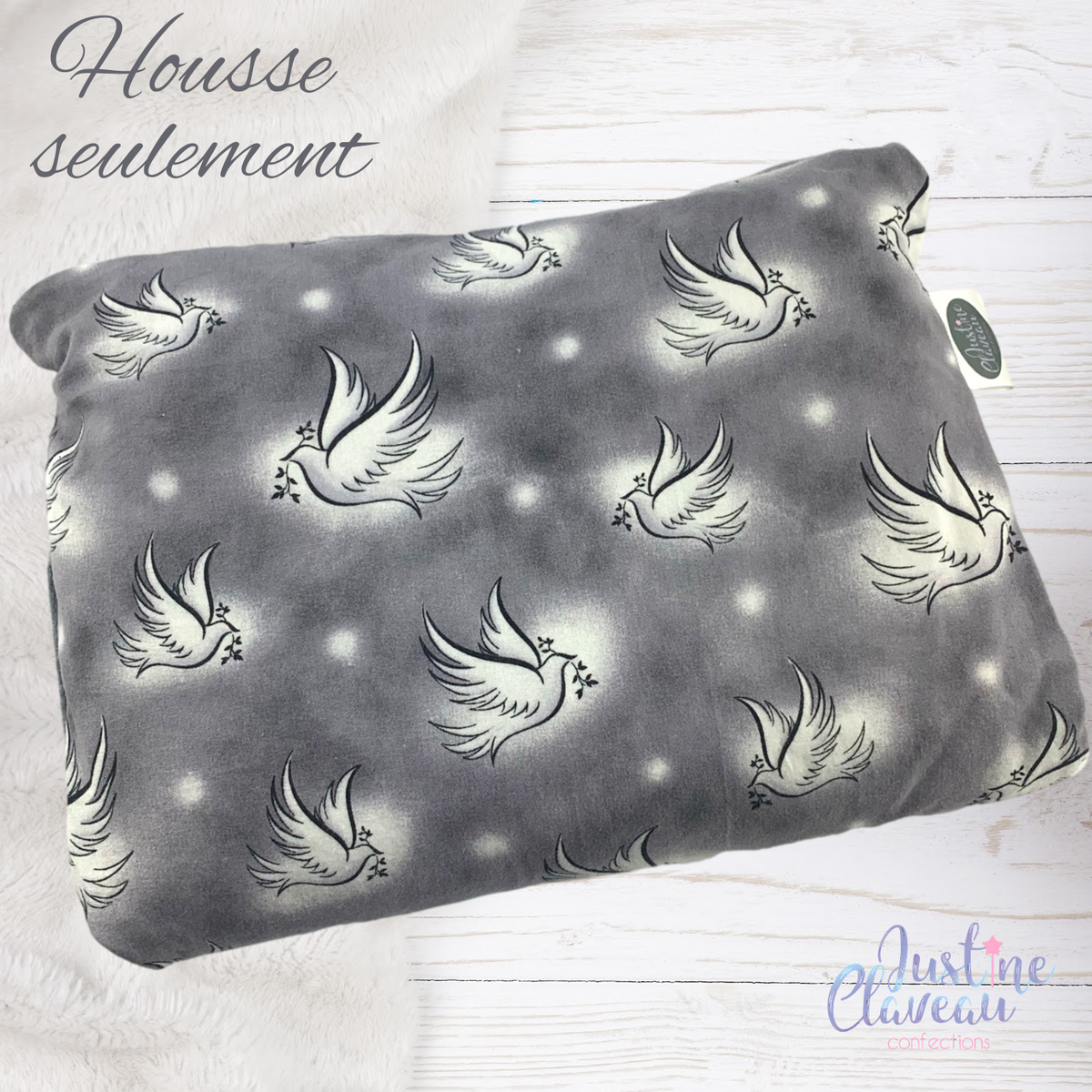 JUSTINE CLAVEAU | Housse protectrice pour coussin d'allaitement tubulaire évolutif