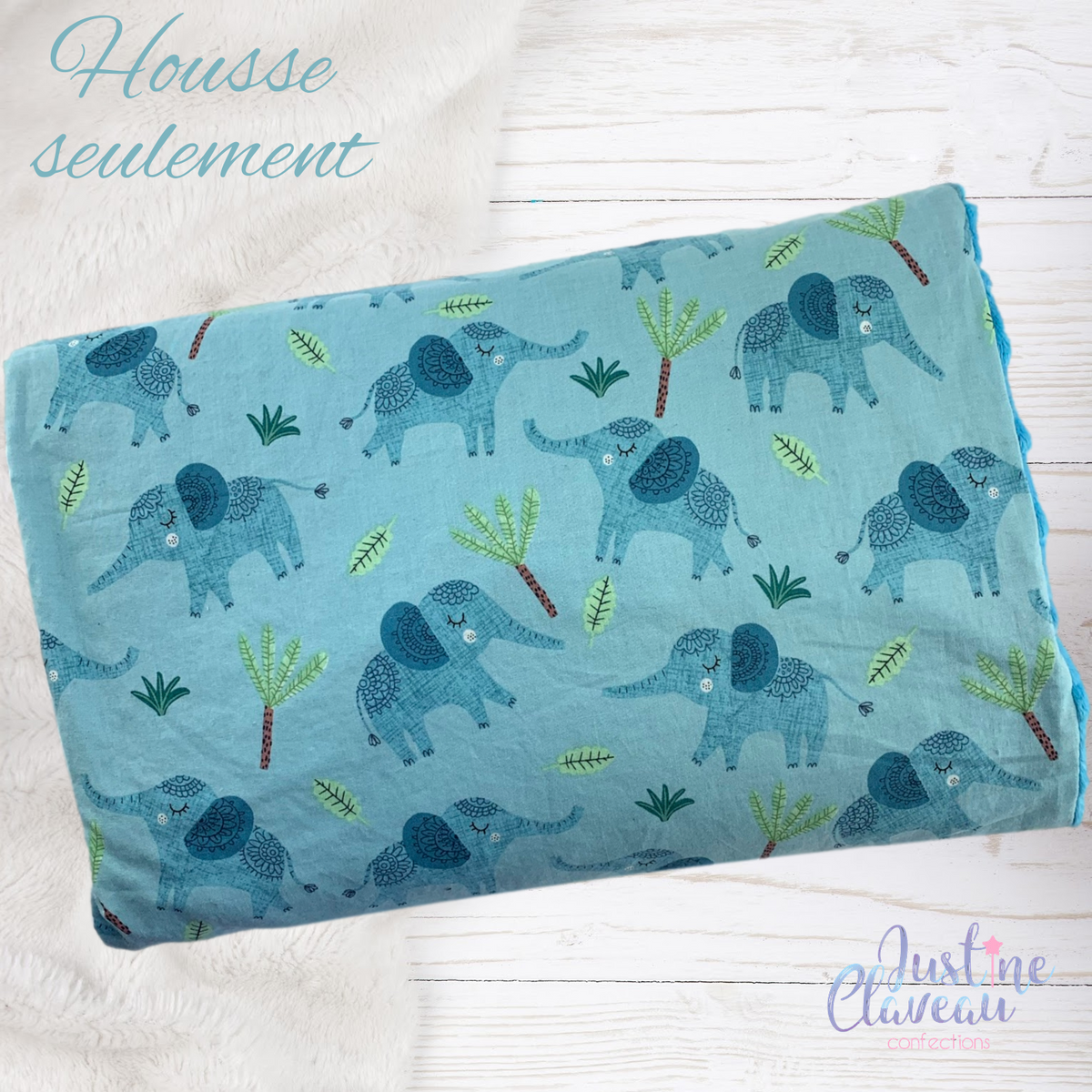 JUSTINE CLAVEAU | Housse protectrice pour coussin d'allaitement tubulaire évolutif