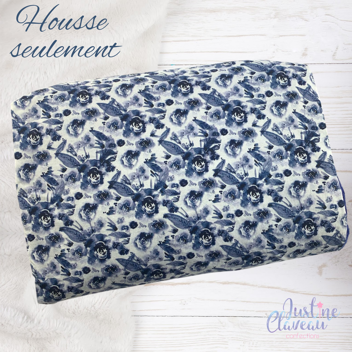 JUSTINE CLAVEAU | Housse protectrice pour coussin d'allaitement tubulaire évolutif